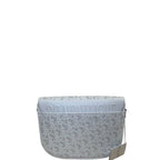 Christian Dior Perforated Oblique Bobby Crossbody Handbag White Medium