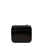 Saint Laurent YSL Vicky Vertical Crossbody Handbag Black Small