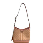 Gucci GG Supreme Ophidia Shoulder Bag Pink Small