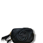 Gucci Pebbled Calfskin Small Soho Disco Bag Black