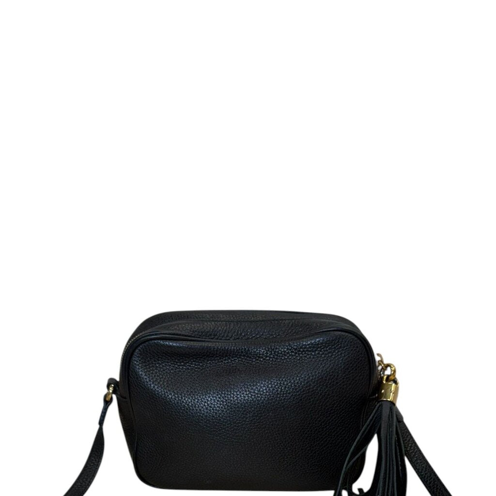 Gucci Pebbled Calfskin Small Soho Disco Bag Black