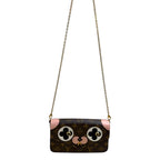 Louis Vuitton Monogram Valentine Dog Pochette Felicie Chain Wallet Monogram