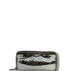 Louis Vuitton LV Vernis Mirror Long Zippy Wallet Silver