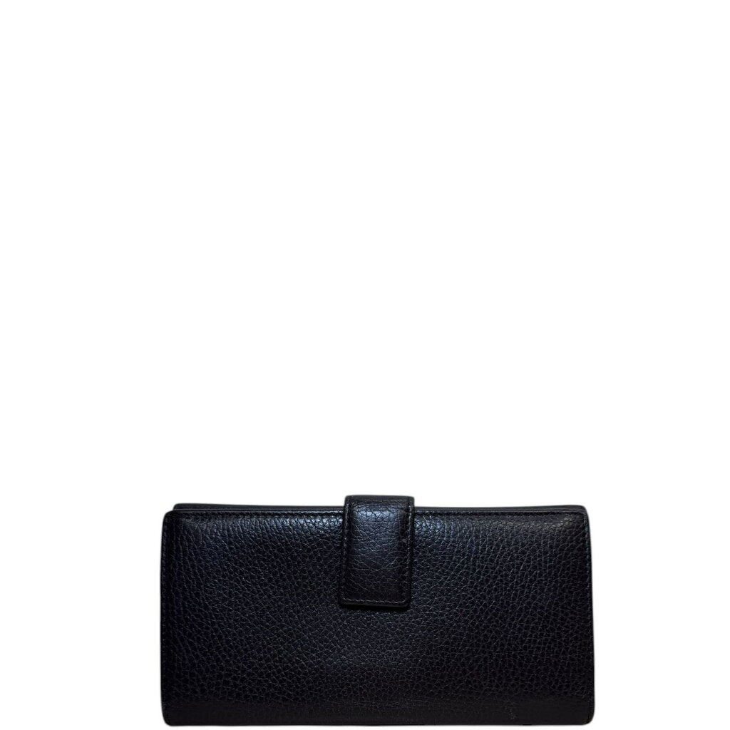 Gucci GG interlocking Studded Soho Leather Wallet Brown