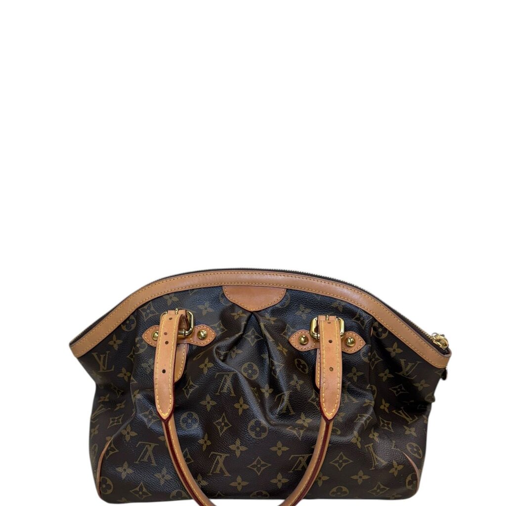 Louis Vuitton Monogram Tivoli Monogram Canvas Shoulder Handbag Brown GM