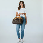 Louis Vuitton Monogram Tivoli Monogram Canvas Shoulder Handbag Brown GM