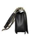 Chanel Lambskin Quilted Boy Flap Bag Black Large