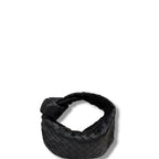 Bottega Veneta Nappa Intrecciato Woven Jodie Handbag Black Mini
