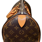Louis Vuitton Speedy Canvas Handbag Monogram 30