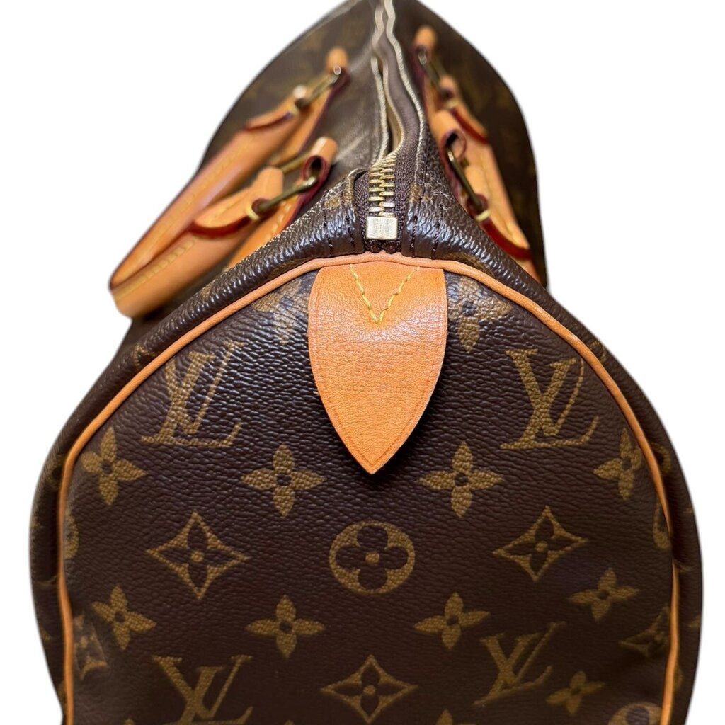 Louis Vuitton Speedy Canvas Handbag Monogram 30