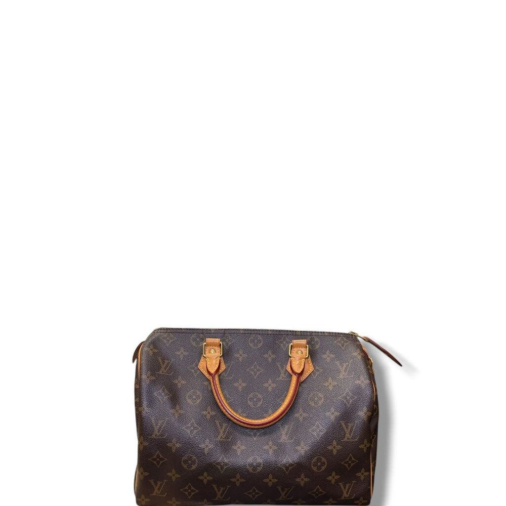 Louis Vuitton Speedy Canvas Handbag Monogram 30