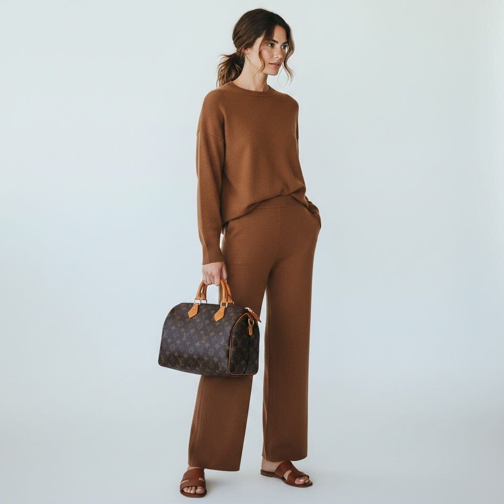 Louis Vuitton Speedy Canvas Handbag Monogram 30
