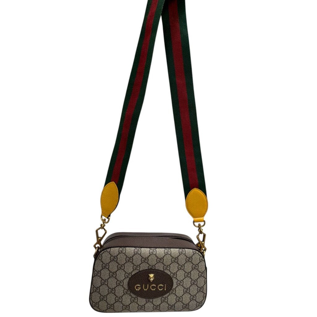 Gucci GG Supreme Monogram Web Neo Vintage Shoulder Bag Monogram