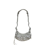 Balenciaga Patent Leather City Le Cagole Shoulder Bag White