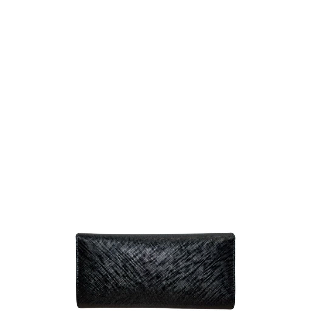 Salvatore Ferragamo Salvatore Ferragamo Long Leather Wallet Black