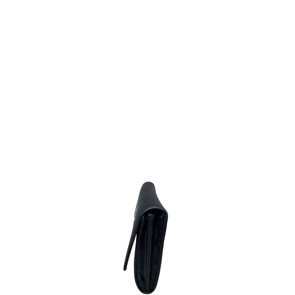 Salvatore Ferragamo Salvatore Ferragamo Long Leather Wallet Black