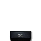 Salvatore Ferragamo Salvatore Ferragamo Long Leather Wallet Black