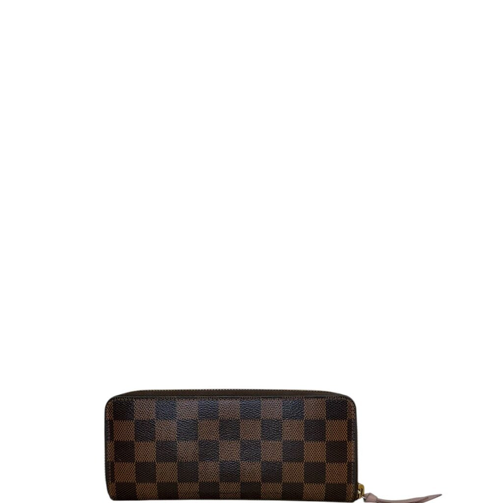 Louis Vuitton Clemence Long Zippy Wallet Damier Ebene