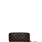 Louis Vuitton Clemence Long Zippy Wallet Damier Ebene