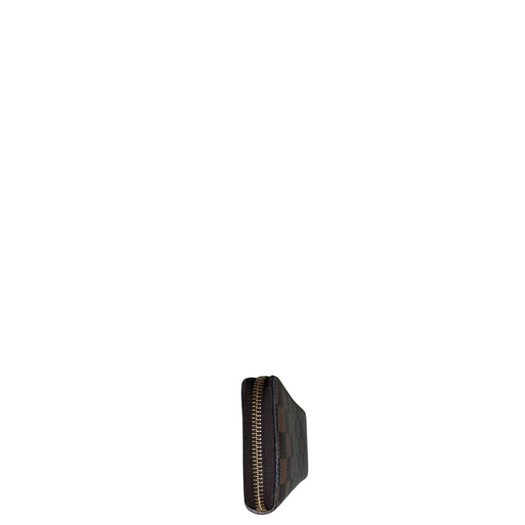 Louis Vuitton Clemence Long Zippy Wallet Damier Ebene