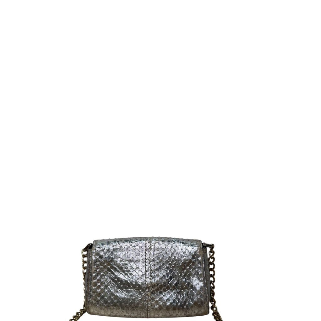 Dolce & Gabbana Snakeskin Crystal Chian Crossbody Bag