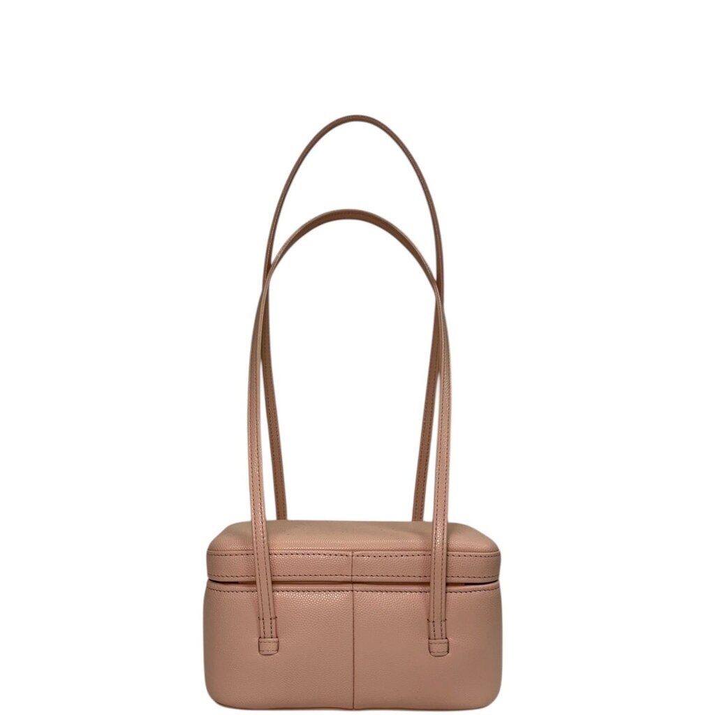 Chanel Shiny Caviar Preppy Coco Long Vanity With Strap Light Pink