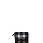 Burberry Halton Check Freya Folding Wallet Brown Small