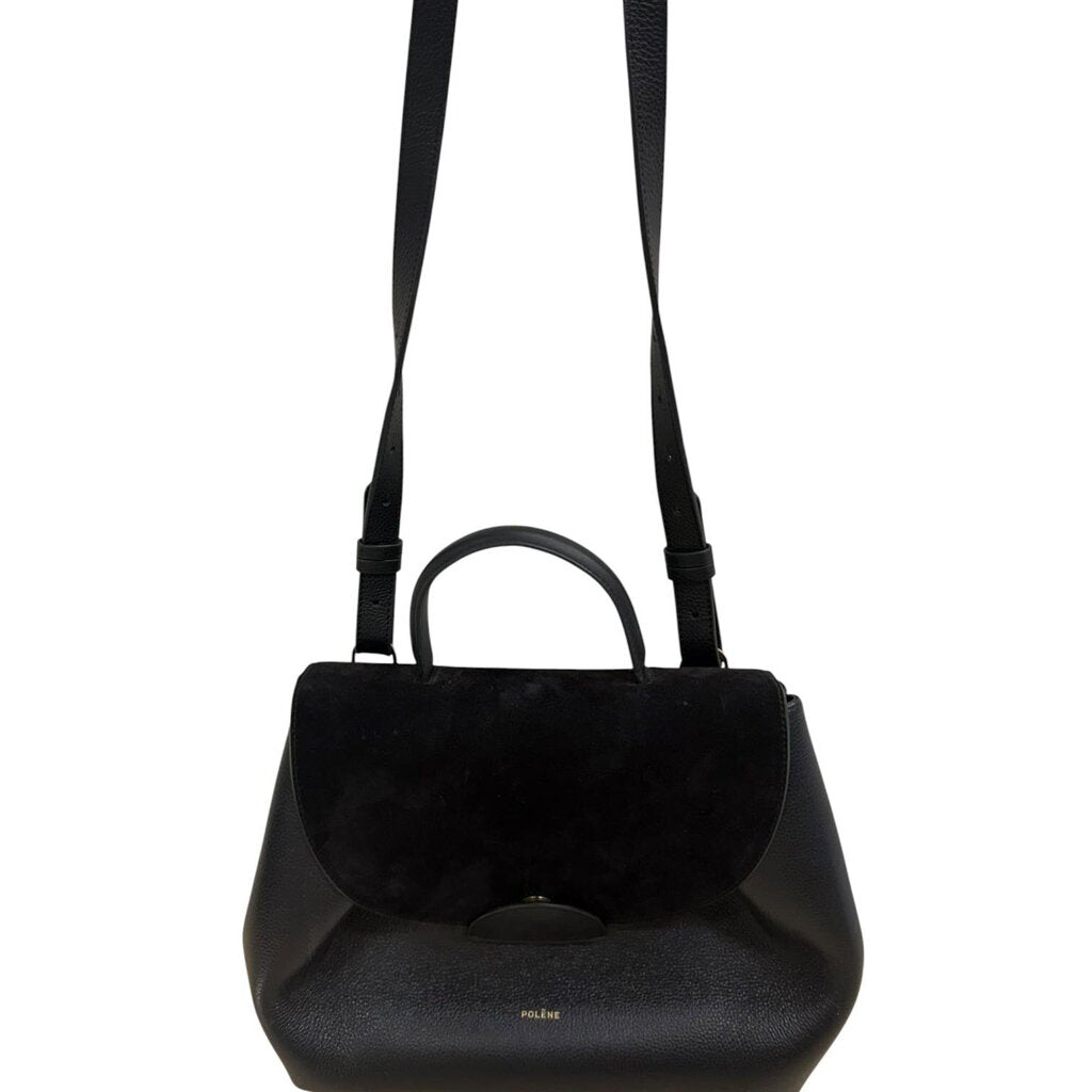Polene Numéro Un Nano Crossbody Handbag Black