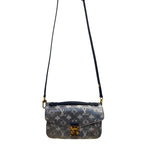 Louis Vuitton Monoglam Pochette Metis East West Blue Blue