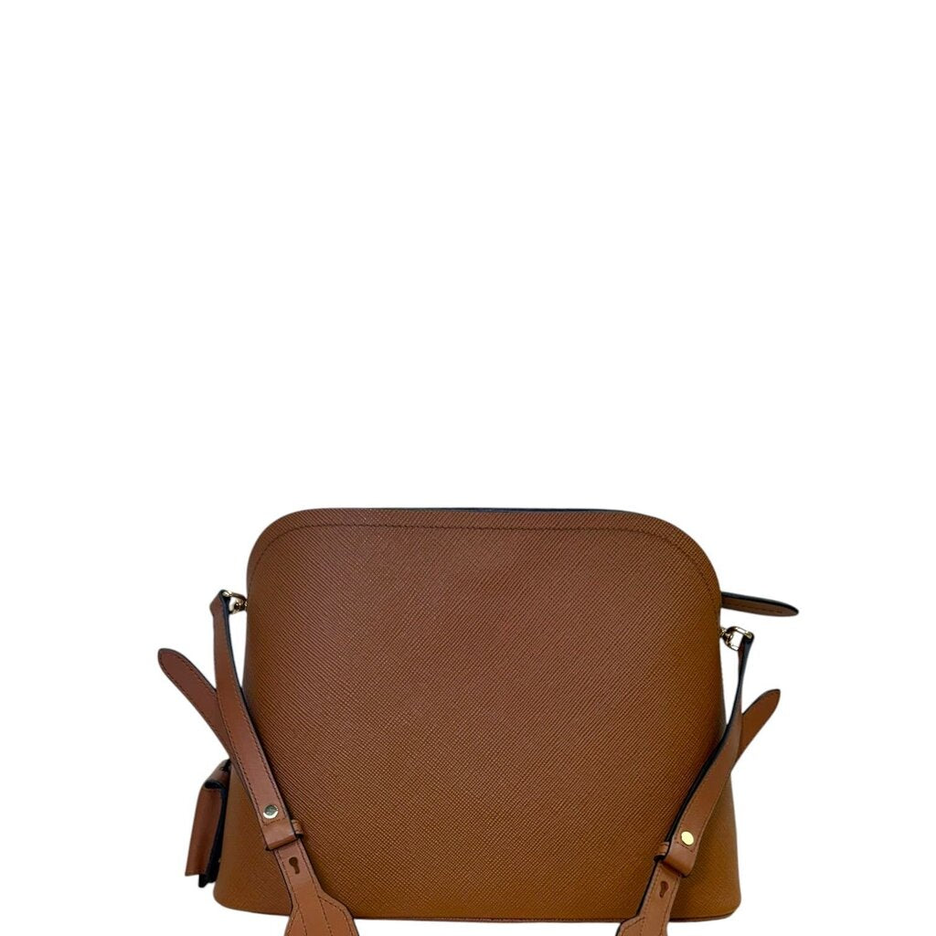 Prada Matinee Saffiano Leather Shoulder Bag Brown