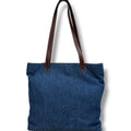 Chanel CC Coco Mark Denim Tote Handbag Denim