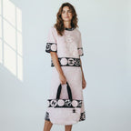 Chanel High Summer Terry Cloth Tote Bag Pink
