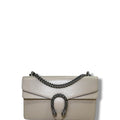 Gucci GG Leather Dionysus Shoulder Bag Cream Small
