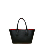 Christian Louboutin Cabata Soft Calf Leather Tote Black Mini