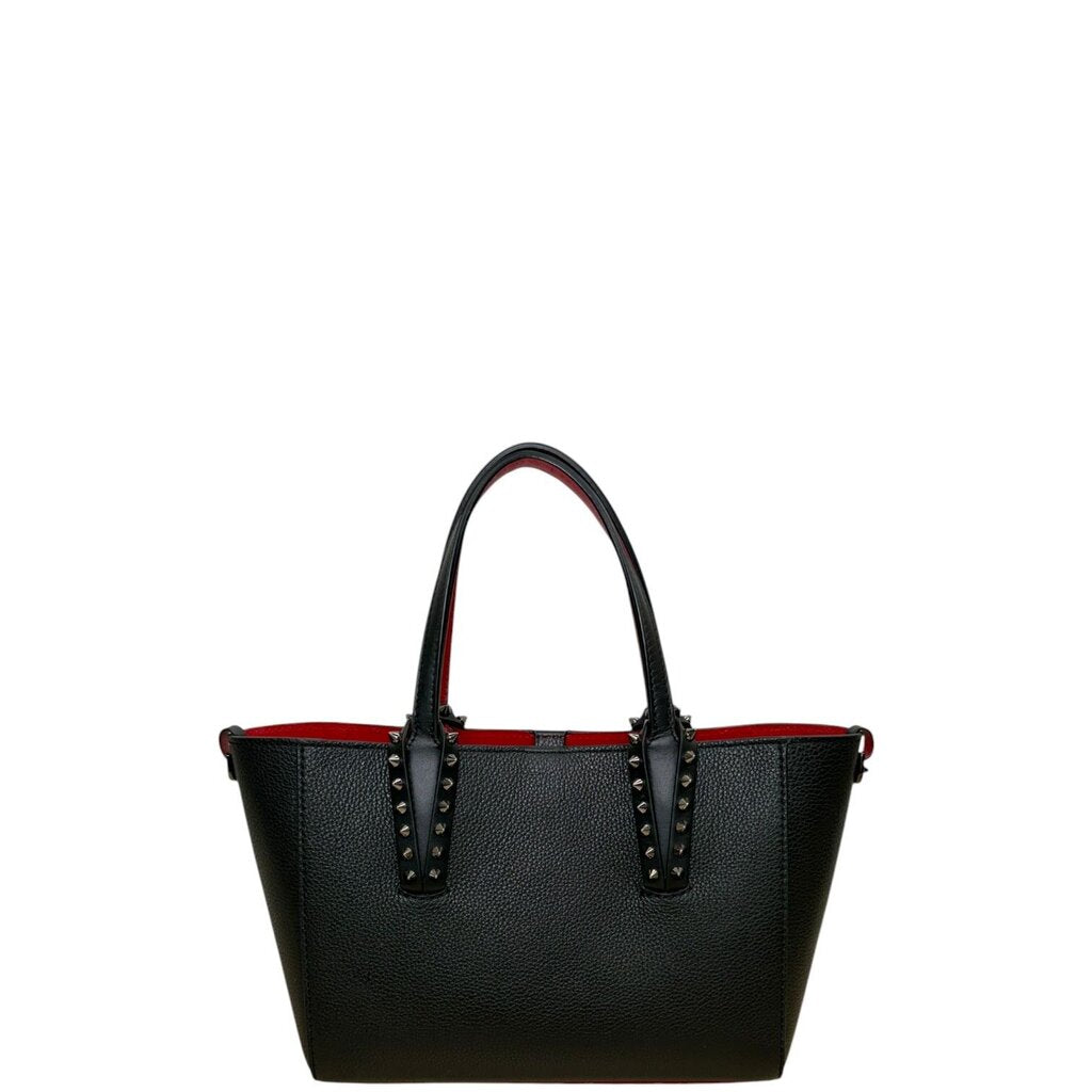 Christian Louboutin Cabata Soft Calf Leather Tote Black Mini