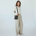 Hermes Taurillon Clemence Evelyn Crossbody Bag Black TPM