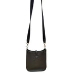 Hermes Taurillon Clemence Evelyn Crossbody Bag Black TPM