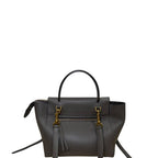 Celine Grained Calfskin Belt Bag Nano Grey