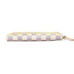Louis Vuitton Clemence Long Zippy Wallet Damier Azur
