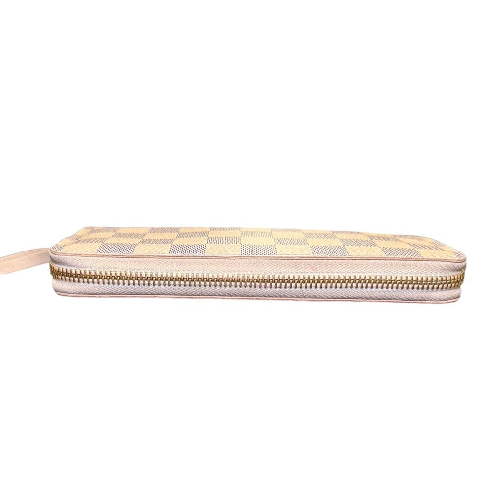 Louis Vuitton Clemence Long Zippy Wallet Damier Azur
