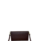 Prada Saffiano Leather Logo Crossbody Bag Burgundy Mini