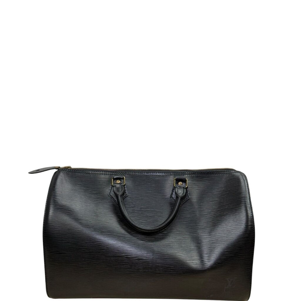 Louis Vuitton Speedy Epi Handbag Black 35