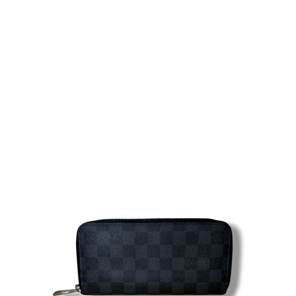 Louis Vuitton LV Canvas Zippy Organizer Wallet Damier Graphite