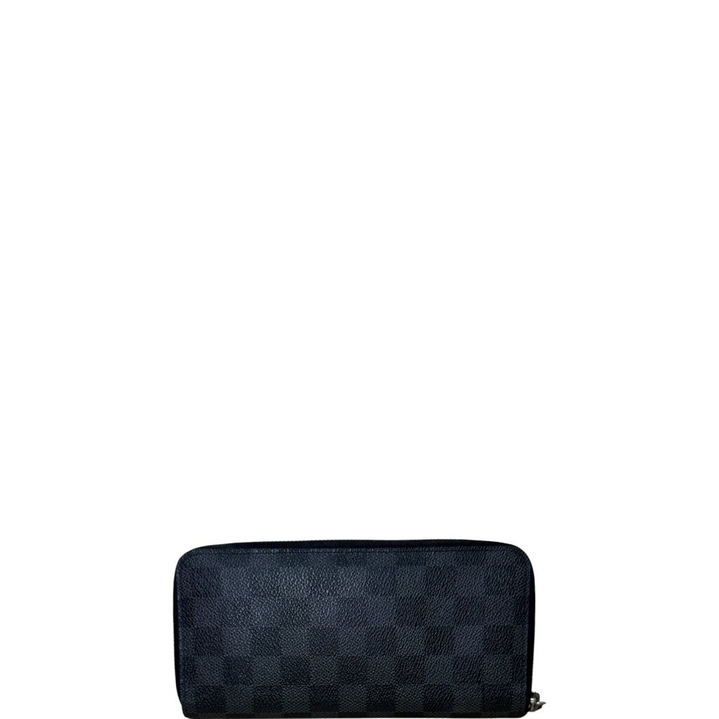 Louis Vuitton LV Canvas Zippy Organizer Wallet Damier Graphite