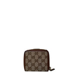 Gucci Canvas Compact GG Wallet Brown