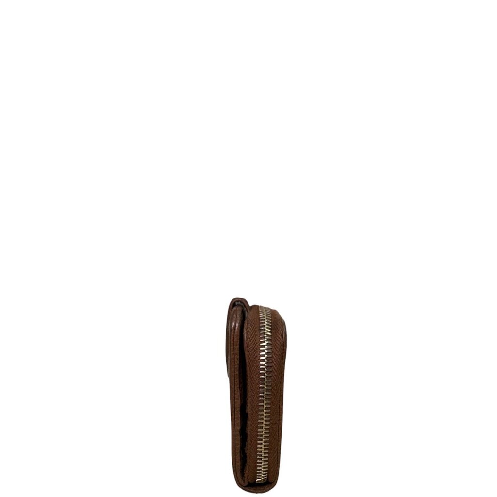 Gucci Canvas Compact GG Wallet Brown