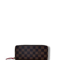 Louis Vuitton Clemence Zippy Wallet Damier Ebene