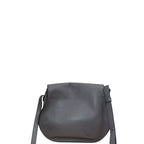 Chloe Calfskin Marcie Round Crossbody Bag Grey Medium