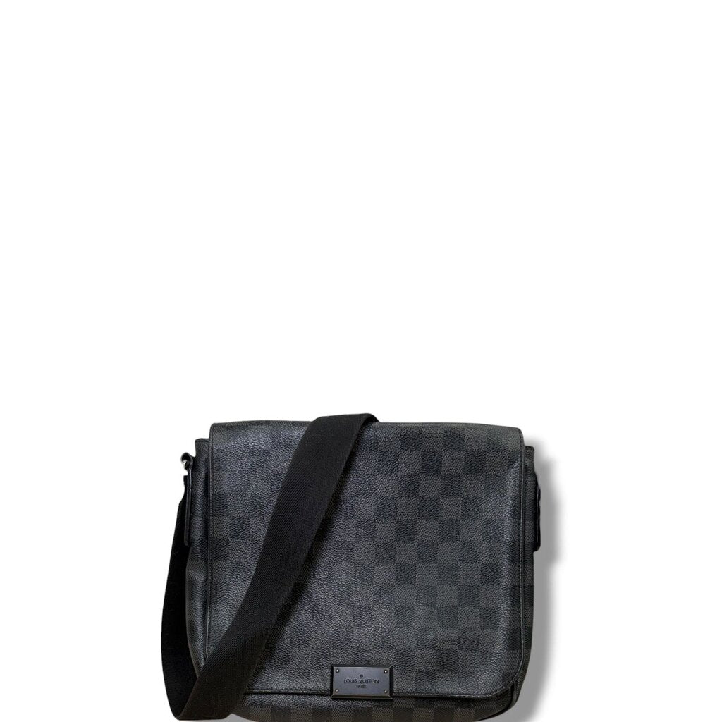 Louis Vuitton Canvas District Bag Damier Graphite PM