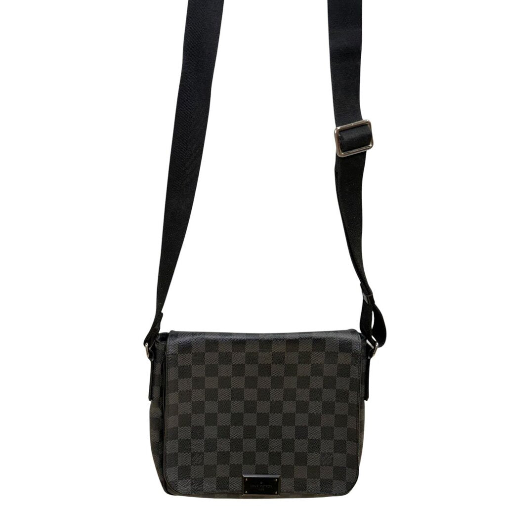 Louis Vuitton Canvas District Bag Damier Graphite PM